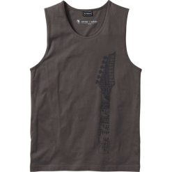 Koszulka tank-top z nadrukiem Slim Fit bonprix antracytowy. T-shirty męskie marki bonprix. Za 29.99 zł.