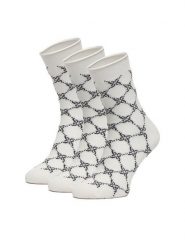 Nine West Skarpety długie CEO_BR_NW_Silver_01_Z_AW25 (3 PACK) Czarny. Czarne skarpety damskie Nine West, bez wzorów, z materiału. Za 39.99 zł.