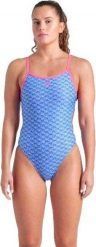 Strój Kąpielowy damski Arena Monogram Swimsuit Challenge. Niebieskie kostiumy jednoczęściowe damskie Arena, uniwersalny, bez wzorów, z materiału, eleganckie, na fitness i siłownię. Za 209.00 zł.