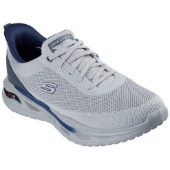 Buty sportowe męskie Skechers Arch Fit Orvan Kin. Szare buty sportowe męskie Skechers, bez zapięcia. Za 390.00 zł.