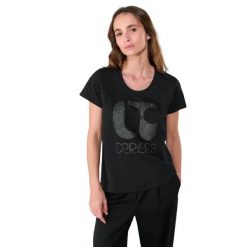 Koszulka damska Le Temps des cerises Taolo. Czarne t-shirty damskie Le Temps Des Cerises, bez wzorów, bez kołnierzyka. Za 127.50 zł.