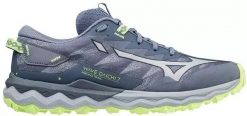 Buty do biegania w terenie damskie Mizuno WaveDaichi 7. Szare obuwie sportowe damskie Mizuno, bez wzorów, z materiału, do biegania, mizuno wave. Za 785.00 zł.