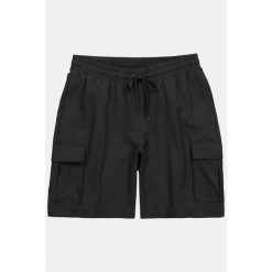 Męska Bermudy FLEXNAMIC® fitness szybkoschnące do rozm. 7 XL. Czarne spodnie sportowe męskie JAY-PI, m, bez wzorów, z materiału, na fitness i siłownię. Za 239.99 zł.