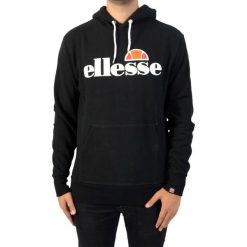 Bluza dresowa męska Ellesse Gottero. Czarne bluzy męskie Ellesse, m, bez wzorów, z bawełny, bez kaptura. Za 255.30 zł.
