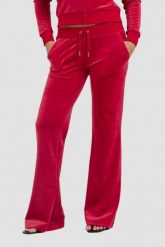 JUICY COUTURE Czerwone damskie spodnie dresowe Layla Low Rise. Czerwone spodnie dresowe damskie Juicy Couture, s, bez wzorów, z dresówki. W wyprzedaży za 347.99 zł.