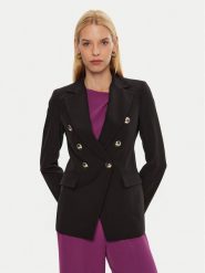 Maryley Marynarka 24IB139/43NE Czarny Regular Fit. Czarne żakiety damskie Maryley, m, bez wzorów, z syntetyku. Za 399.99 zł.