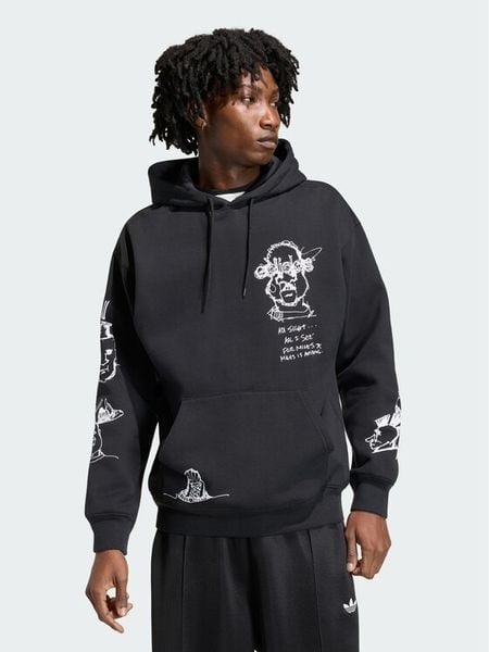 Adidas Bluza Peter Moore Hoodie IA4504 Czarny Regular Fit. Czarne bluzy męskie Adidas, m, bez wzorów, bez kaptura. Za 399.99 zł.