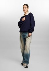 Bluza sportowa damska Prosto Coach bez kaptura. Niebieskie bluzy damskie Prosto., m, bez wzorów, z dzianiny, bez kaptura. Za 254.99 zł.