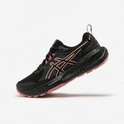 Buty do biegania w terenie damskie ASICS Gel Sonoma 8 GTX. Czarne obuwie sportowe damskie Asics, bez wzorów, z gore-texu, do biegania. Za 499.99 zł.