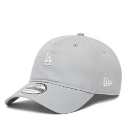 Czapka z daszkiem New Era. Szare czapki i kapelusze damskie New Era, bez wzorów. Za 89.99 zł.