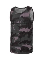 Tank męski Pitbull Top Slim Fit Back Hilltop. Czarne t-shirty męskie PITBULL, na lato, m, z aplikacjami, z bawełny, klasyczne, bez kołnierzyka. Za 89.00 zł.