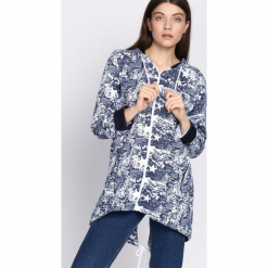 Granatowo-Biała Bluza Find Out. Białe bluzy damskie Born2be. Za 69.99 zł.