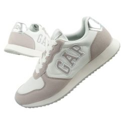 Buty sportowe damskie Gap Nashville Arch Logo. Białe obuwie sportowe damskie GAP, bez wzorów, z materiału, trekkingowe. Za 199.00 zł.