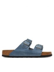 Birkenstock Klapki Arizona Sfb 1030862 Niebieski. Niebieskie klapki męskie Birkenstock, ze skóry. Za 549.99 zł.