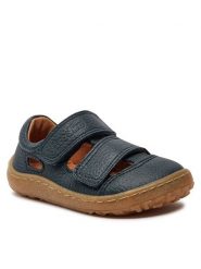 Froddo Sandały Barefoot Sandal G3150266 M Niebieski. Niebieskie sandały chłopięce Froddo, ze skóry, bez zapięcia. Za 179.99 zł.