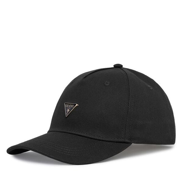Czapka z daszkiem Guess. Czarne czapki i kapelusze damskie Guess, z aplikacjami. Za 134.99 zł.