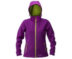 Lahti Pro Kurtka Soft-Shell z kapturem damska XXXL fioletowo-zielona L4090506. Fioletowe kurtki damskie Lahti Pro, l, bez wzorów, z kapturem. Za 198.98 zł.