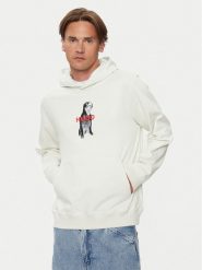 Hugo Bluza Dartchon 50525054 Écru Regular Fit. Bluzy męskie Hugo, l, bez wzorów, z bawełny, bez kaptura. Za 489.99 zł.