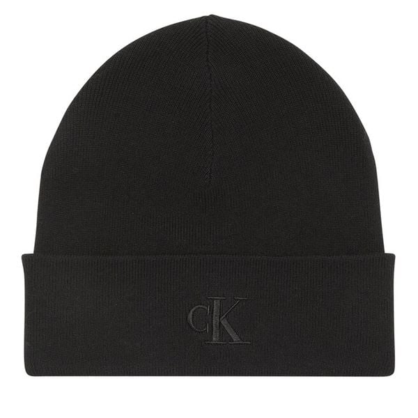 Czapka Calvin Klein. Czarne czapki i kapelusze męskie Calvin Klein, na zimę, bez wzorów. Za 129.99 zł.