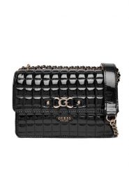 Guess Torebka Nadira HWQT84 24210 Czarny. Czarne torebki do ręki damskie Guess, z aplikacjami, ze skóry, wizytowe, bez dodatków. Za 439.99 zł.
