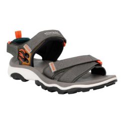 Sandały Męskie Blaze. Niebieskie sandały męskie Regatta, z gumy, bez zapięcia. Za 344.99 zł.