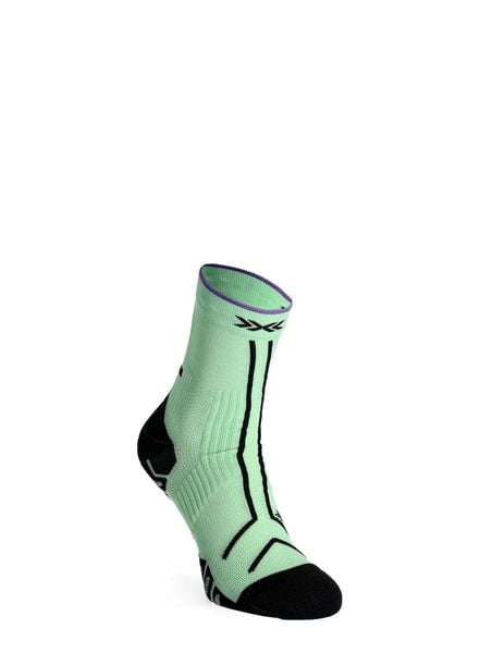Skarpety do biegania X-Socks Trailrun Terraskin Expert Crew. Zielone skarpety męskie X-Socks, bez wzorów, z materiału. Za 169.99 zł.