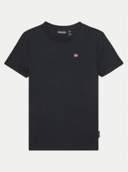 Napapijri T-Shirt Salis SS 2 NP0A4GEH0411 D Czarny Regular Fit. Czarne t-shirty dla chłopców Napapijri, bez wzorów, z bawełny, bez ramiączek. Za 119.99 zł.