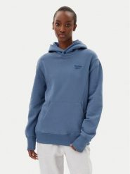Reebok Bluza Icon Elements 100214074 Niebieski Regular Fit. Niebieskie bluzy damskie Reebok, xl, bez wzorów, z bawełny, bez kaptura. Za 288.99 zł.