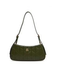 Calvin Klein Torebka Quilted Small Shoulder Bag LV04F3327G Zielony. Zielone torebki do ręki damskie Calvin Klein, bez wzorów, ze skóry, bez dodatków. Za 489.99 zł.