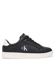 Calvin Klein Sneakersy V3X9-83284-1355X M Czarny. Czarne buty sportowe chłopięce Calvin Klein, bez wzorów, ze skóry, bez zapięcia. Za 349.99 zł.