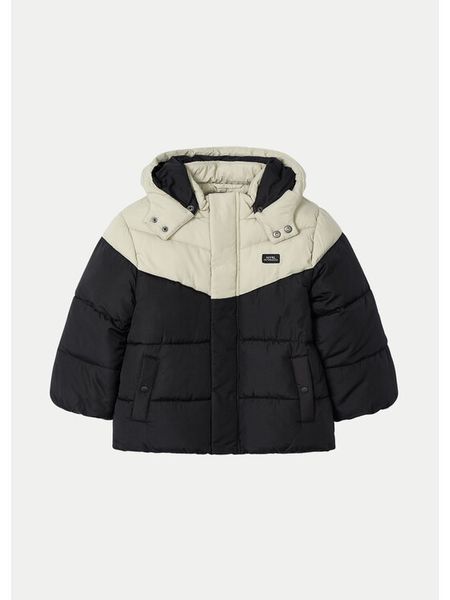 Mayoral Kurtka zimowa 4464 Czarny Regular Fit. Czarne buty zimowe chłopięce Mayoral, na zimę, bez wzorów, z syntetyku, bez kaptura. Za 179.99 zł.