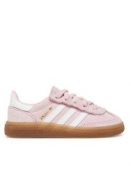 Adidas Sneakersy Handball Spezial Cf El I JR2106 Różowy. Czerwone buty sportowe dziewczęce Adidas, bez wzorów, ze skóry, bez zapięcia, do piłki ręcznej. Za 259.99 zł.