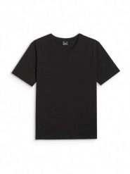 4F T-shirt regular gładki damski. Czarne t-shirty damskie 4f, l, bez wzorów, z bawełny, bez kołnierzyka. Za 49.99 zł.