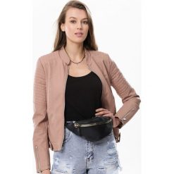 Różowa Ramoneska Vivification. Kurtki damskie marki Born2be. Za 189.99 zł.