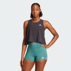 Top do biegania Adi365 Running CLIMACOOL+. Czarne obuwie sportowe damskie Adidas, bez wzorów, do biegania. Za 219.00 zł.