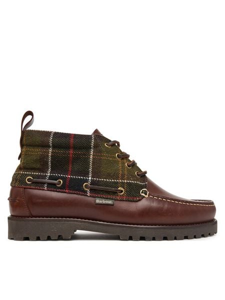 Barbour Trzewiki Harle MFO0848BR74 Brązowy. Brązowe botki męskie Barbour, bez wzorów, ze skóry, bez zapięcia. Za 789.99 zł.