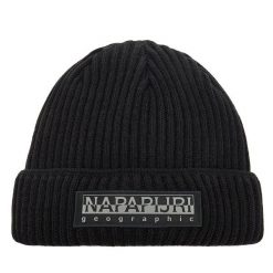 Czapka Napapijri. Czarne czapki i kapelusze męskie Napapijri, na zimę, bez wzorów. Za 219.99 zł.