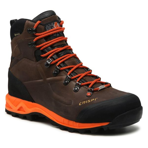 Trapery Crispi. Brązowe kozaki męskie Crispi, z gore-texu, bez zapięcia. Za 1,129.00 zł.