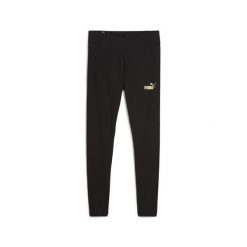 Damskie legginsy ESS MINIMAL GOLD PUMA Black. Czarne legginsy damskie Puma, l, bez wzorów, do biegania. W wyprzedaży za 107.55 zł.