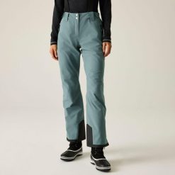 Effused II Damskie spodnie narciarskie. Zielone spodnie materiałowe damskie Dare 2b, bez wzorów, narciarskie. Za 421.60 zł.