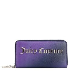 Portfel Juicy Couture. Fioletowe portfele damskie Juicy Couture, bez wzorów. Za 149.99 zł.