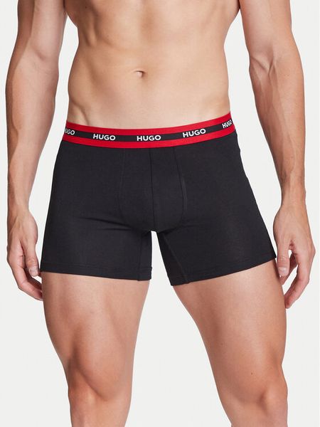 HUGO Komplet bokserek 50534694 Kolorowy. Bokserki męskie Hugo, m, bez wzorów, z bawełny. Za 139.99 zł.