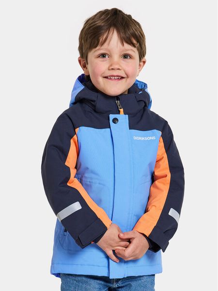 Didriksons Kurtka zimowa Neptun Kids Jkt 2 504900 Niebieski. Niebieskie buty zimowe chłopięce Didriksons, na zimę, bez wzorów, z syntetyku, bez kaptura. Za 499.99 zł.