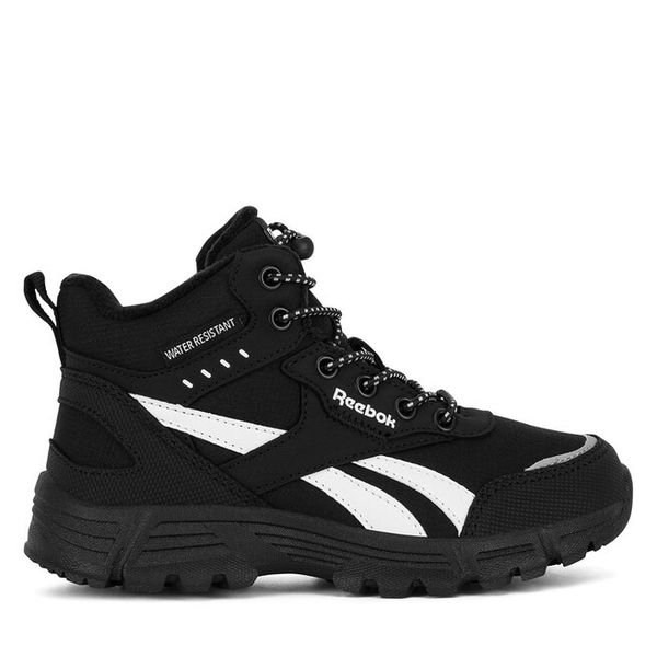 Trzewiki Reebok. Czarne trampki i tenisówki chłopięce Reebok, bez wzorów, bez zapięcia. Za 229.99 zł.