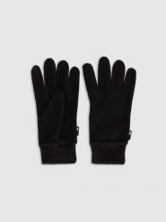 4F Rękawiczki dzianinowe Touch Screen uniseks - czarne XS. Czarne rękawiczki damskie 4f, bez wzorów, z dzianiny, klasyczne. Za 59.99 zł.