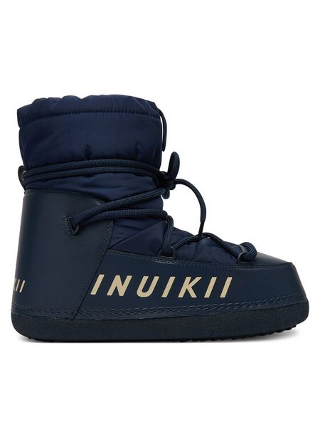 Inuikii Śniegowce Moutain 2002.003.0031 Granatowy. Niebieskie śniegowce i trapery męskie Inuikii, ze skóry, bez zapięcia. Za 1,329.00 zł.