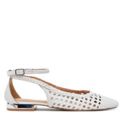 Baleriny Gioseppo. Białe baleriny damskie Gioseppo, bez wzorów, bez obcasa. Za 209.99 zł.