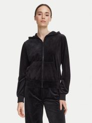 Guess Bluza O6BQ01 K5061 Czarny Regular Fit. Czarne bluzy damskie Guess, s, z aplikacjami, z syntetyku, bez kaptura. Za 294.99 zł.