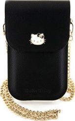 Sourcing Hello Kitty Handbag HKOWBPGHDLMK black/black Leather Metal Logo Chain. Czarne torby i plecaki dziecięce Sourcing. Za 133.60 zł.