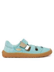 Froddo Sandały Barefoot Elastic Sandal G3150262-11 D Zielony. Zielone sandały chłopięce Froddo, ze skóry, bez zapięcia. Za 269.99 zł.